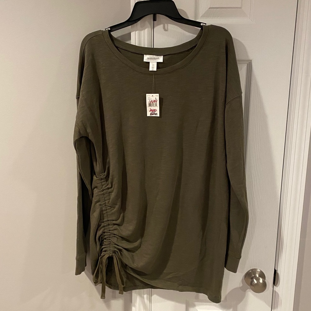 Motherhood Maternity Ruched Top
